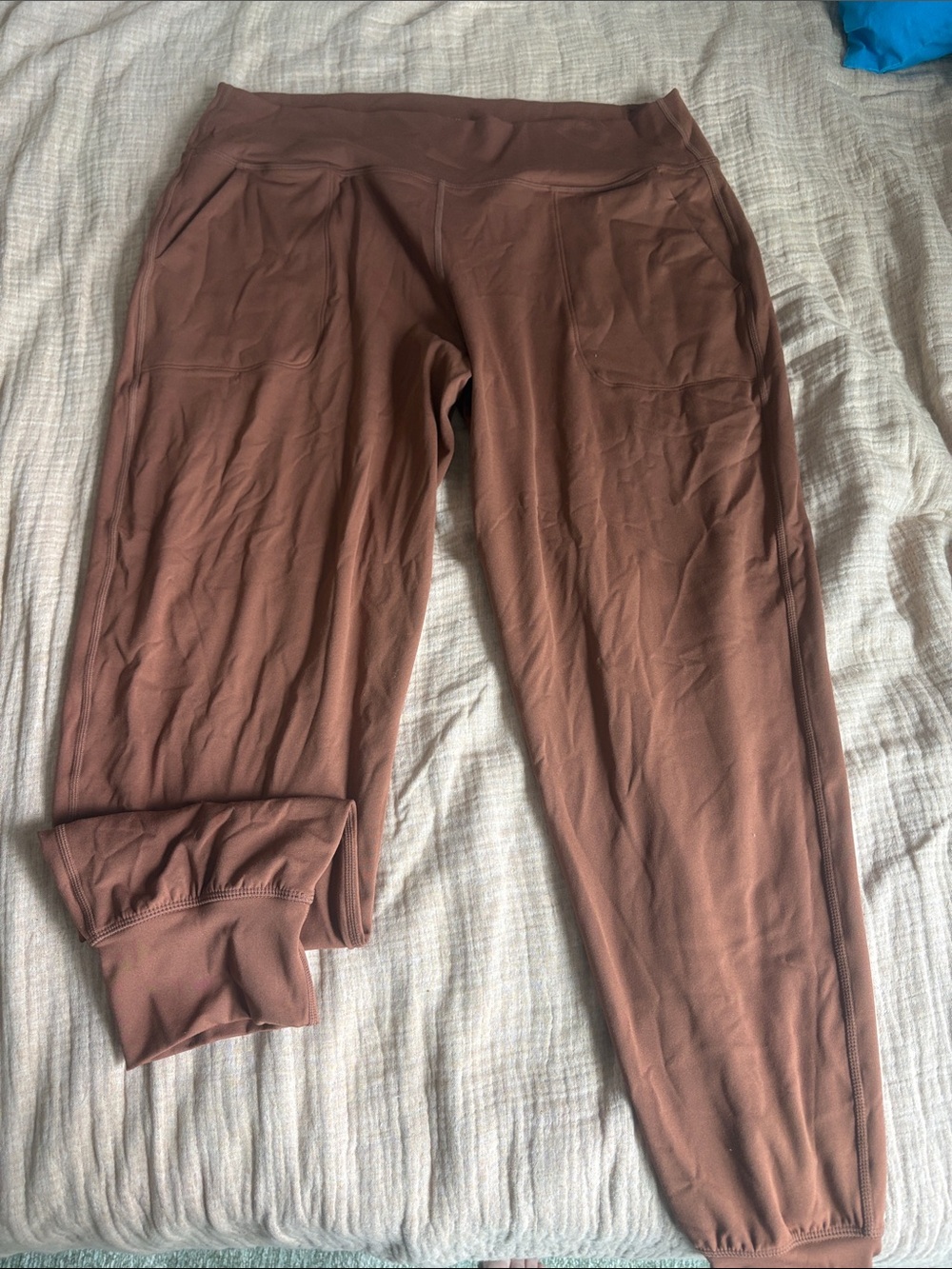 Everyday Brown Jogger Pants with Side Pockets